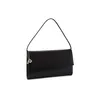 A black clutch bag with a silver charm. Produktbild-Vorschau