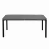 Quadratischer Terrassentisch (185 x 92 cm) und 8 schwarze Produktbild-Vorschau 4