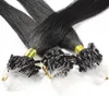 hair2heart Microring Extensions Echthaar glatt 2/0 Schwarz Produktbild-Vorschau 1