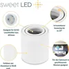 Sweet LED 2xfaretto da incasso GU10 a vista rotondo bianco Anteprima dell’immagine prodotto 2