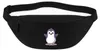Huuraa Bauchtasche Pinguin Comic 2,5 Liter Black Polyester Produktbild-Vorschau 1