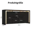 INONEFT, mobile bar con finitura lucida, dimensioni 160 x Anteprima dell’immagine prodotto 4