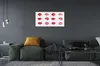 Glasbilder 120x60 Wandkunst Rote und rosa Lippen Produktbild-Vorschau 3