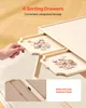 SucceBuy 1500-teiliger Puzzle-Tisch mit 4 Schubladen und Produktbild-Vorschau 5