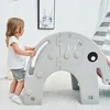 Dětská skluzavka Baby Vivo - slon v růžové/šedé barvě Náhled obrázku produktu 2