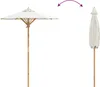 Parasol de jardin vidaXL, blanc crème, Ø 150 x 210 cm, en Voir les images du produit 7
