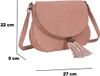 Gallantry, Schultertasche Damen mit Reißverschluss, Rosa Produktbild-Vorschau 2