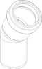 Poloplast POLO-KAL NG, Bogen, DN 40/30, 1 Stk. Produktbild-Vorschau 3