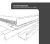 Fassadenprofile Kiesfangleiste Aluminium 250cm 50x70mm Produktbild-Vorschau 4
