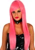 Deluxe Langhaar Perücke Glamourgirl pink für Damen Produktbild-Vorschau 3