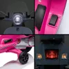 A collage of close-up shots of a children's electric Vespa scooter. Anteprima dell’immagine prodotto