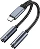 INF Kabel przejściowy USB-C do podwójnego złącza audio 3,5 Podgląd zdjęcia produktu 1