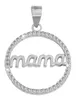 Kettenanhänger Mama 925 Sterlingsilber mit Zirkonia Produktbild-Vorschau 1