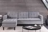 riess-ambiente Ecksofa STOCKHOLM 220cm grau Cordstoff Produktbild-Vorschau 5