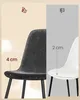 VASAGLE Esszimmerstuhl 2er Set, Küchenstuhl, Polsterstuhl, Produktbild-Vorschau 7