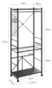Maßzeichnung des SoBuy Kleiderstünder KLS22-SCH: 175 x 38,5 x 70,5 cm Productafbeelding-voorbeeld