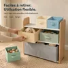 ALVIX Étagère de rangement pour jouets NESTA 6, avec 6 Voir les images du produit 5