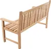 VCM 3-Sitzer Gartenbank Parkbank | hochwertig | Teak Holz Produktbild-Vorschau 2