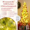 COSTWAY Sztuczna choinka 150 cm ze śniegiem, zginanym Podgląd zdjęcia produktu 6