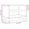 vidaXL TV-Schrank Grau Sonoma 61x40x46 cm Holzwerkstoff und Produktbild-Vorschau 8