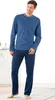 REDBEST Herren-Schlafanzug blau 54 Produktbild-Vorschau 2
