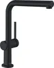 A black kitchen faucet is shown against a white background. Anteprima dell’immagine prodotto