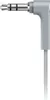 A close-up shot of a silver and gray audio jack with a right-angle connector. Produktbild-Vorschau