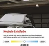 LED reflektor GLARO 20W, weiß, IP65, 2000 lm, neutralweiß Voir les images du produit