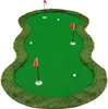 Tappeto da golf COSTWAY 300 cm, tappetino da golf con erba Anteprima dell’immagine prodotto 1