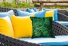 MuchoWow® Outdoor Kissen - Smaragd - Gold - Abstrakt - Produktbild-Vorschau 4