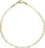 Armkette echt Gold 375 (9 kt)  bicolor mit Diamantschliff Produktbild-Vorschau 3