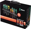 A black box packaging for a WERA Kraftform XXL 2 screwdriver set, displaying the screwdrivers in a rack. Produktbild-Vorschau