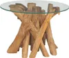 vidaXL Couchtisch Massivholz Teak Treibholz 60 cm Produktbild-Vorschau 19