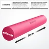 ScSPORTS® Faszienrolle - 90 x 15 cm, Schaumstoff, Pink - Produktbild-Vorschau 2