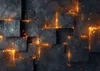 DECO WALLS Tapeta 3D Fire do pokoju dziecięcego - Wyjątkowa Podgląd zdjęcia produktu 2