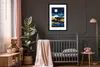 MuchoWow® Gerahmtes Poster Nacht - Gold - Marmor - Abstrakt Produktbild-Vorschau 6