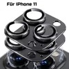 A close-up view of camera lens protectors for an iPhone 11, stacked on top of each other. Anteprima dell’immagine prodotto