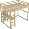 MODFU Hochbett 140 X 200 cm mit Rausfallschutz, Etagenbett Produktbild-Vorschau 8