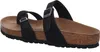 A black Birkenstock Mayari sandal is shown from a side-angle on a white background. Produktbild-Vorschau