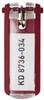 DURABLE Schlüsselanhänger KEY CLIP 6 St., 195703 rot Produktbild-Vorschau 3