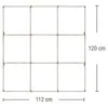 XXL Tic Tac Toe Spiel 120 x 112 cm aus Holz für Picknick für Hochzeit Geburtstag Party-Spiele für Drinnen und Draußen Kinder & Erwachsene Produktbild-Vorschau