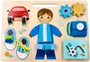 Motorik-Spielzeug mit der Figur Adam, Busy Board, Activity Produktbild-Vorschau 1