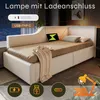 MODFU Lit Coffre 90 x 190 cm - Lit Ado et Lit Rembourré Voir les images du produit 3