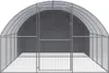 vidaXL Outdoor-Hühnerstall 3x4x2 m Verzinkter Stahl Produktbild-Vorschau 1