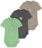 normani 3er Set  Baby Body Kurzarm aus Wolle für Junge und Produktbild-Vorschau 1