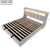 A diagram of a bed with dimensions indicated by numbers. Produktbild-Vorschau