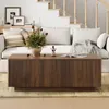 FABATO Lift-Couchtisch 106 cm mit großem verstecktem Produktbild-Vorschau 3