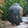 Buddha Kopf Head Steinfigur Skulptur Stein Lavasand Bali Produktbild-Vorschau 2
