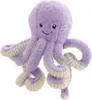 A plush toy octopus on a white background. Náhľad obrázku produktu