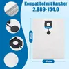 15 Stück Vliesfiltertüten für Kärcher 2.889-154.0 NT 30/1 Produktbild-Vorschau 2